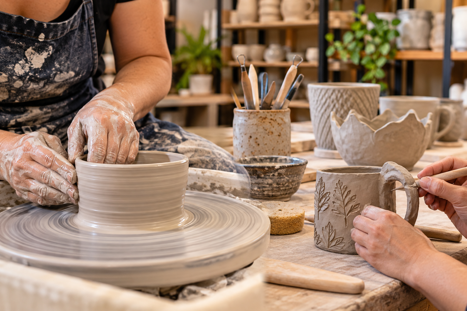 Adult Ceramics: Wheel and Hand Building
