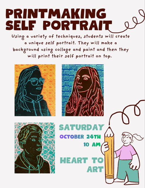 Printmaking Self-Portrait